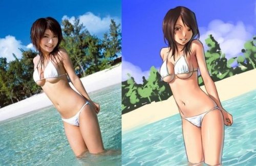 Real girls versus their anime counterparts
