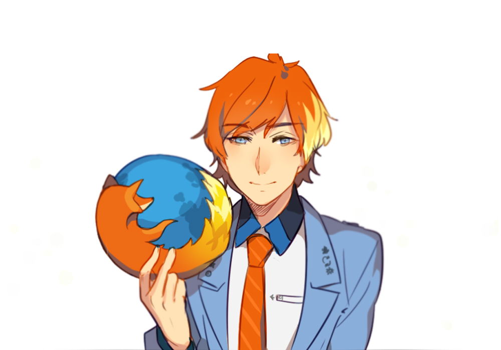 ILLUSTRATOR TURNS POPULAR INTERNET BROWSERS INTO ANIME CHARACTERS