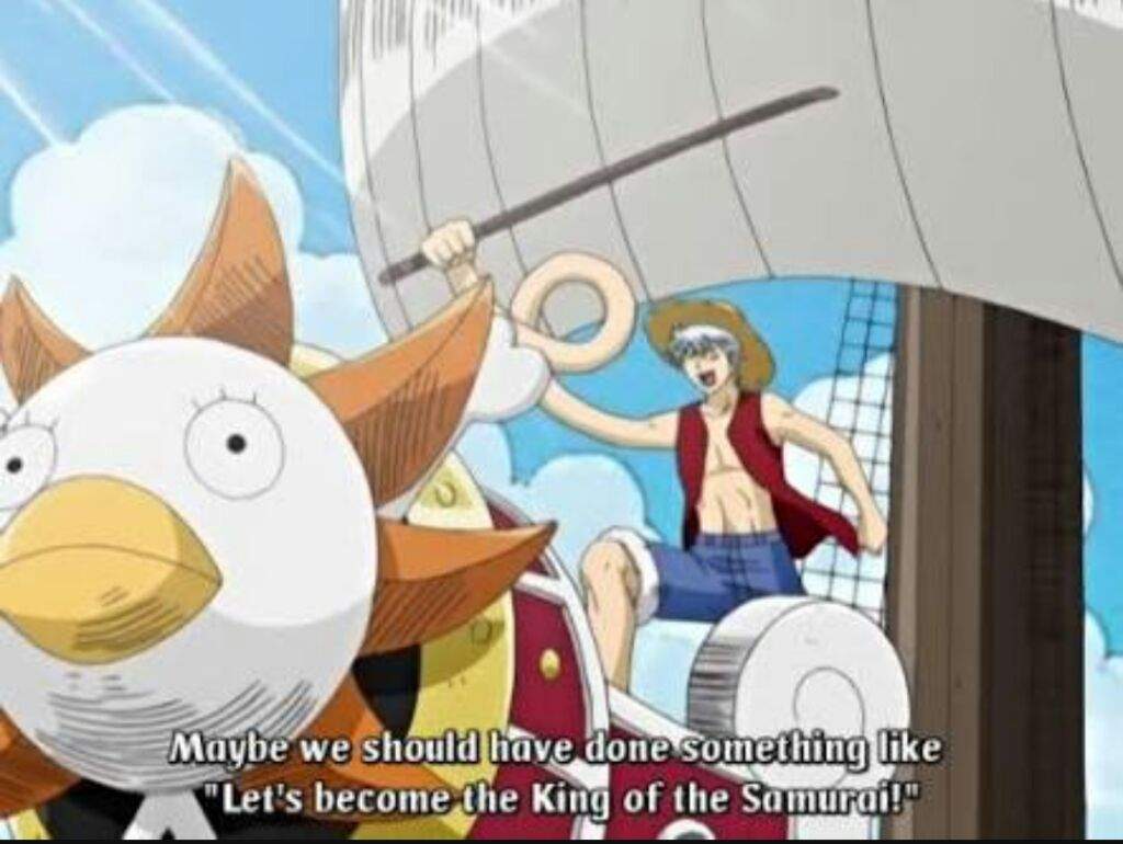 One Piece References in Other Anime