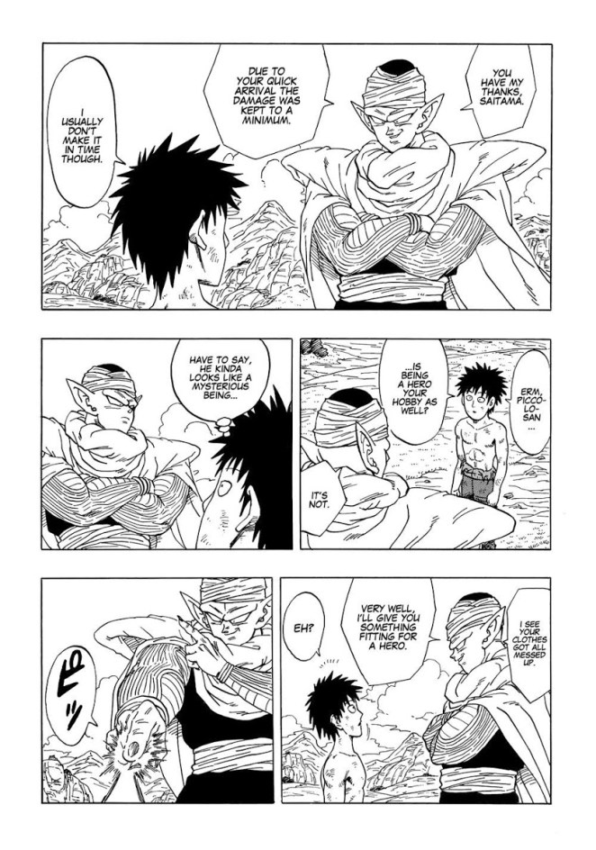 Read The One Punch Man and Dragon ball Manga – How Saitama Got His Cape