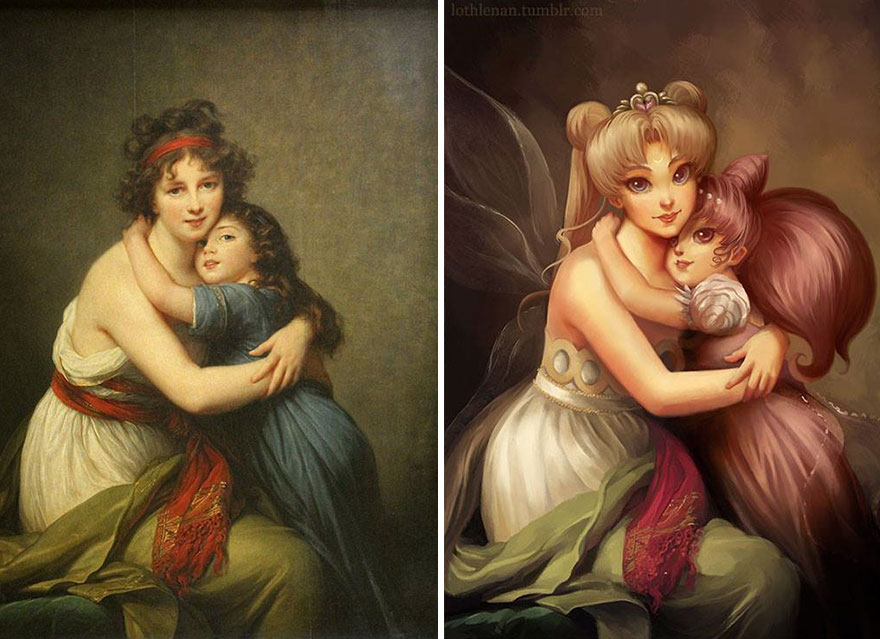 Artist Transforms Classical Paintings Into Amazing Geek Art