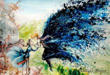 Studio Ghibli Characters Redrawn In Watercolor Paintings