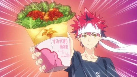 food wars anime food