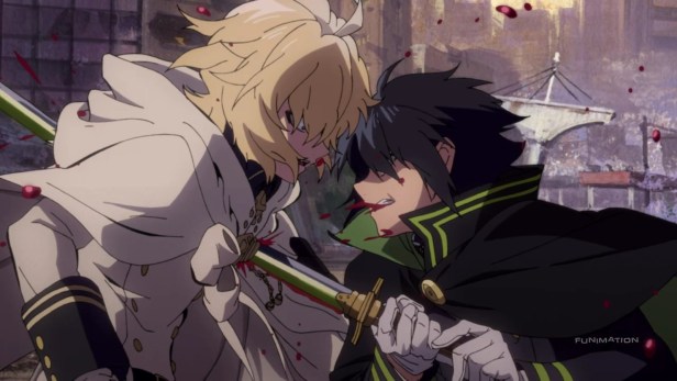seraph of the end fight