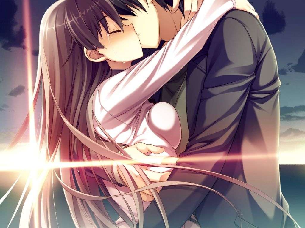 Romantic Kiss Anime Wallpaper