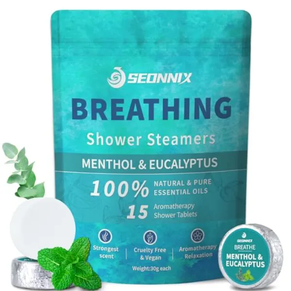 Seonnix shower steamers aromatherapy 15 pack comparisonhunter.com .webp